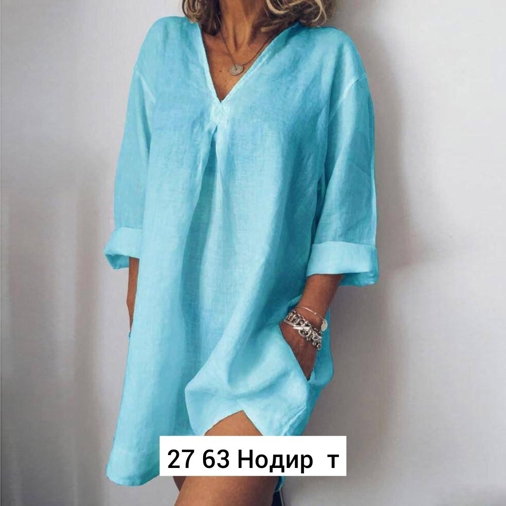 платье женское свободное летнее,платье женское свободное повседневное летнее,платье женское свободного кроя,пляжная туника из льна,красивое женское платье свободное летнее