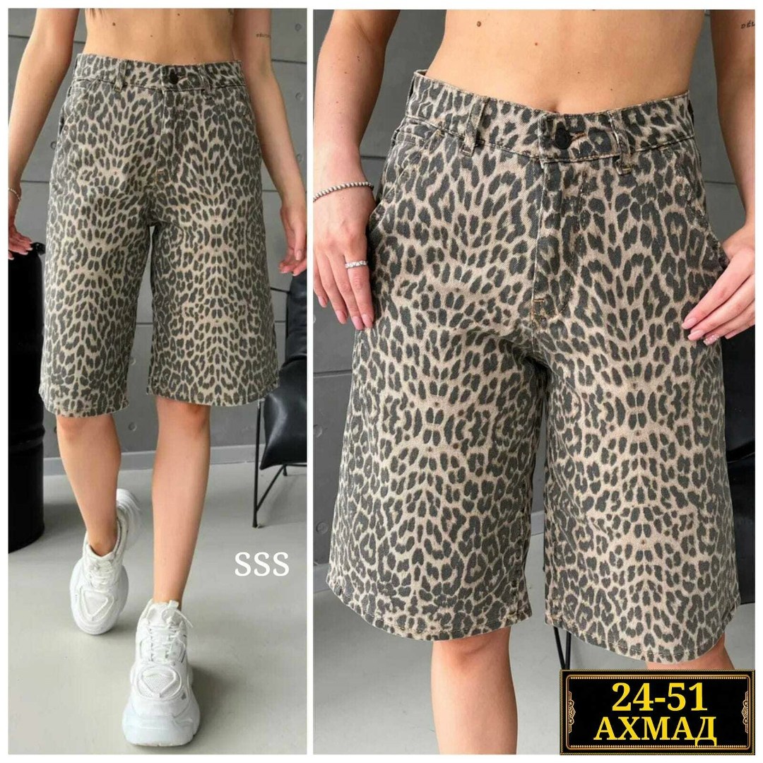 женские шорты,шорты бермуды,джинсовые шорты леопардовые wooх,шорты бермуды джинсовые леопардовые широкие y2k,шорты бриджи