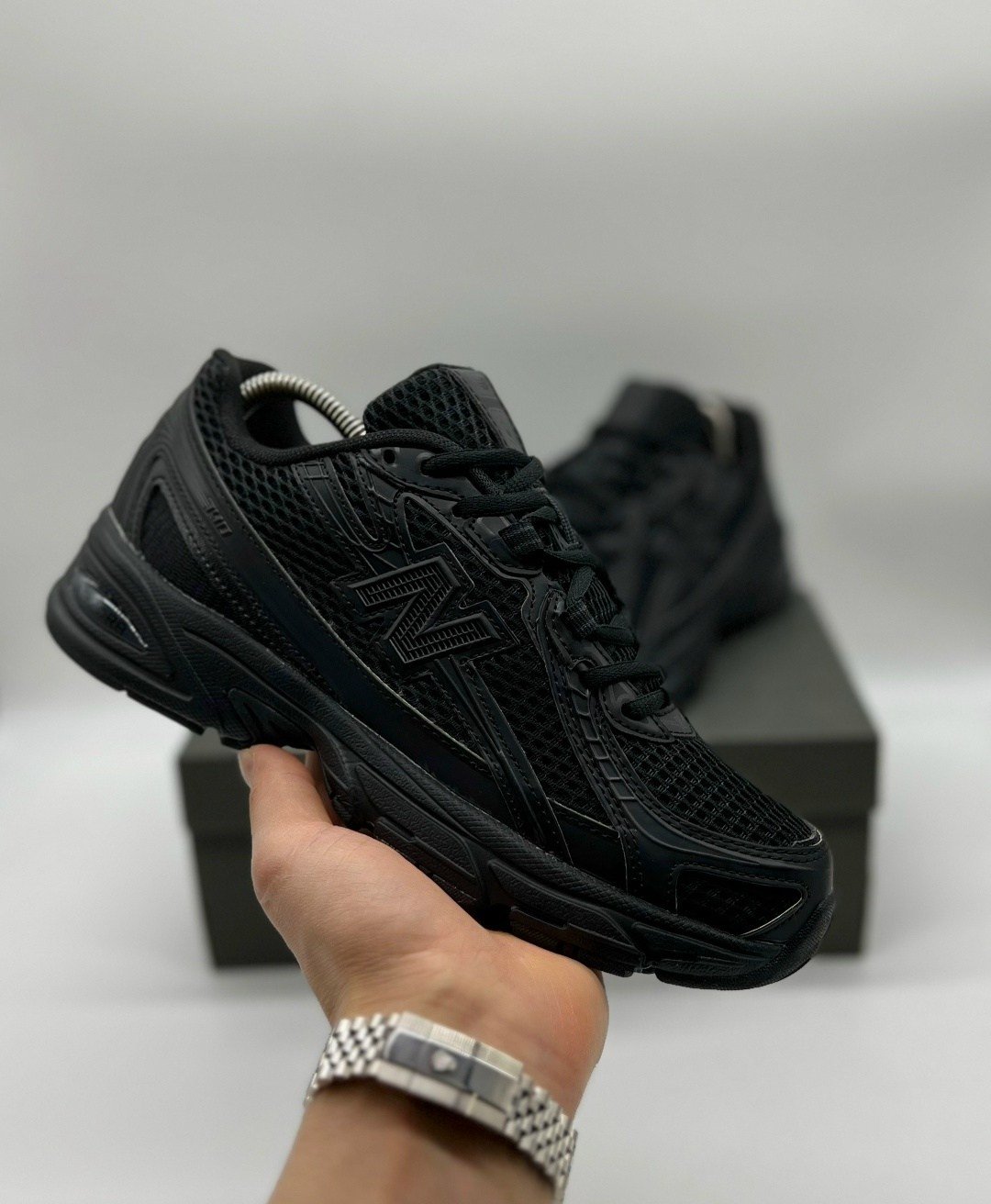 new balance 9060 triple black leather,кроссовки,кроссовки new balance,кроссовки new balance 9060,кроссовки женский мужской