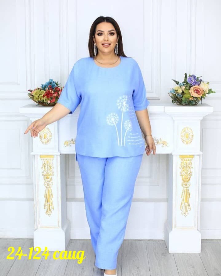 костюм женский лен ,женские костюмы,женские летние костюмы,женские костюмы больших размеров,костюм брючный большие размеры