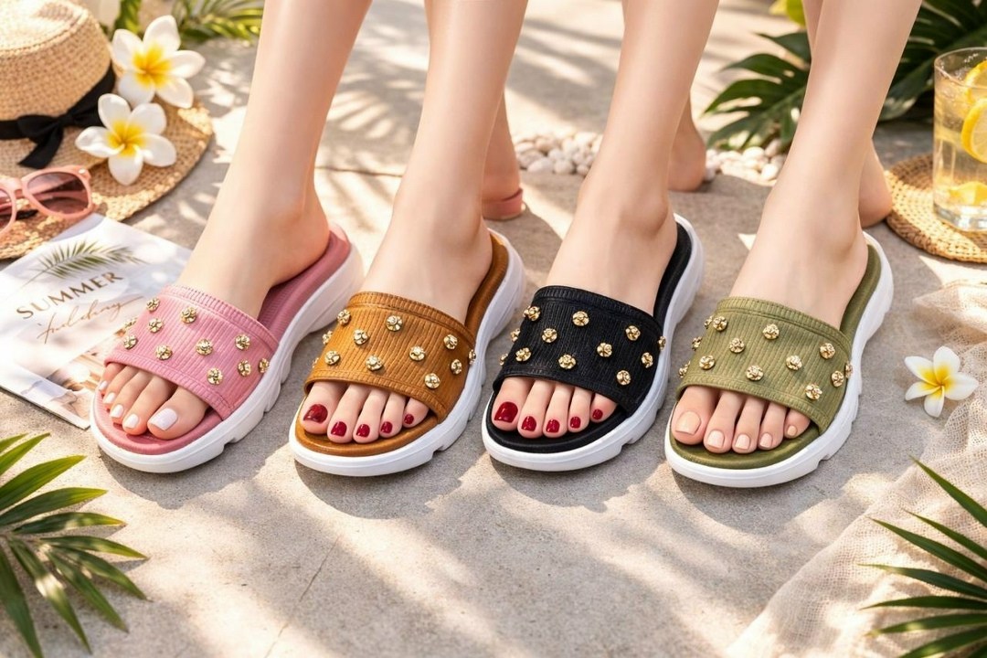 ,модные сандалии,босоножки с клепками на платформе,модные шлепанцы,босоножки с заклепками