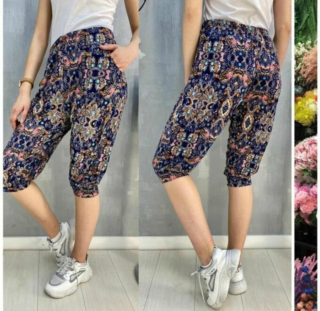 бриджи женские,бриджи женские большие размеры,бриджи в цветочек,бриджи капри,брюки бриджи