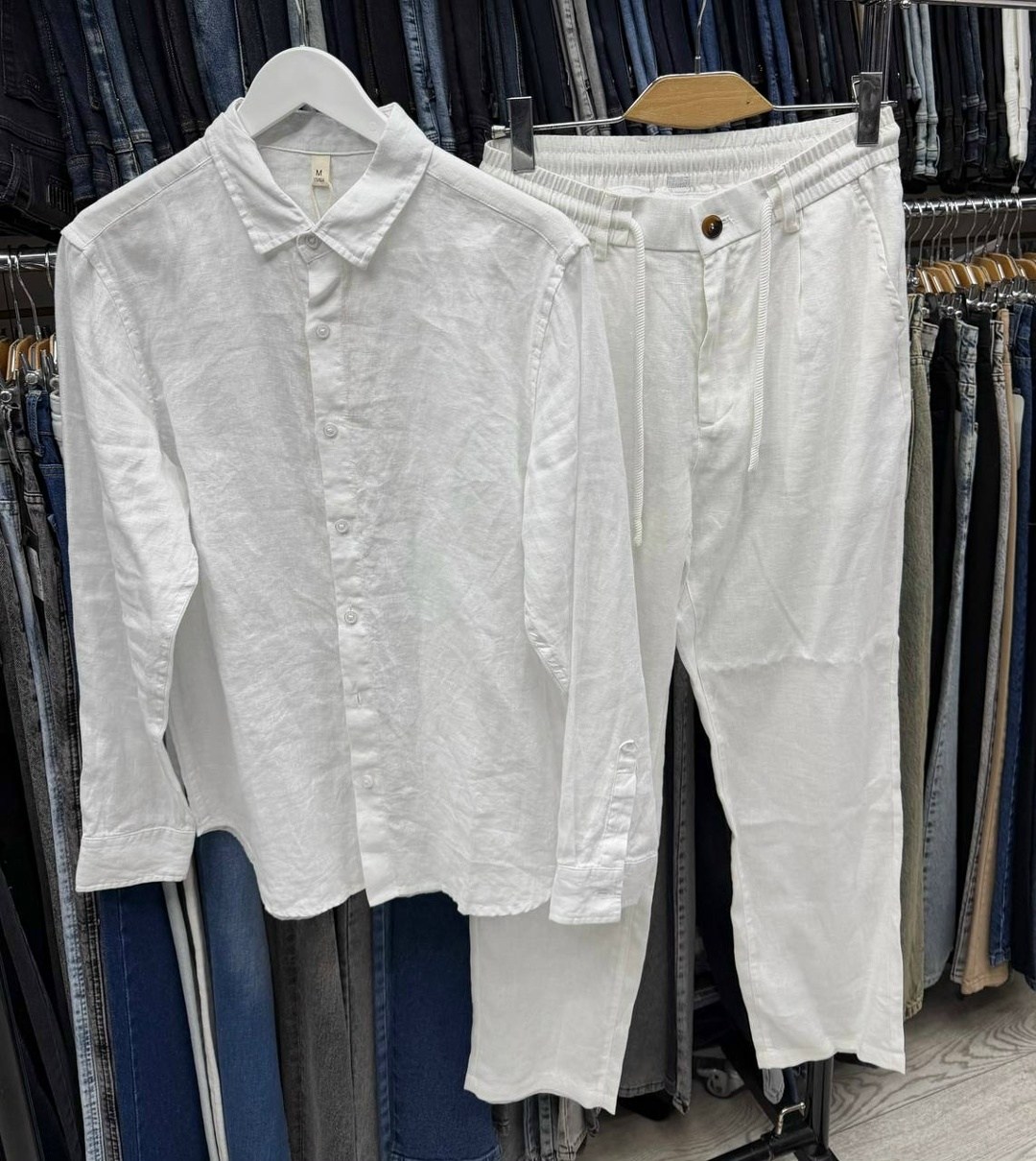 льняная рубашка,льняная рубашка мужская,повседневная рубашка,рубашка зеленая,рубашка