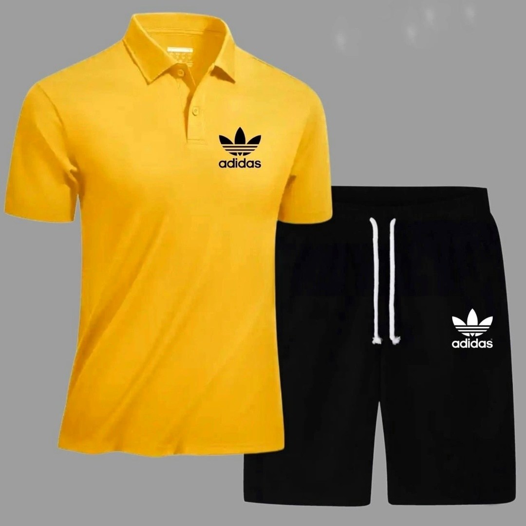 костюм спортивный мужской,костюм поло с шортами мужской,комплект футболок adidas,костюм для мужчин,поло adidas