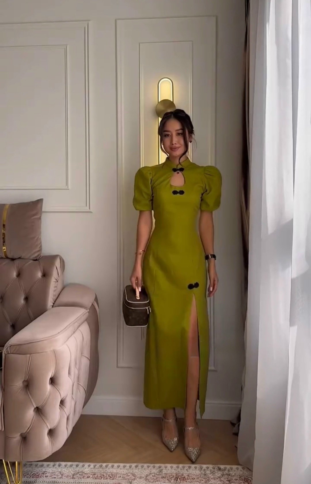 элегантное платье,платья,платье стильное,коричневое платье