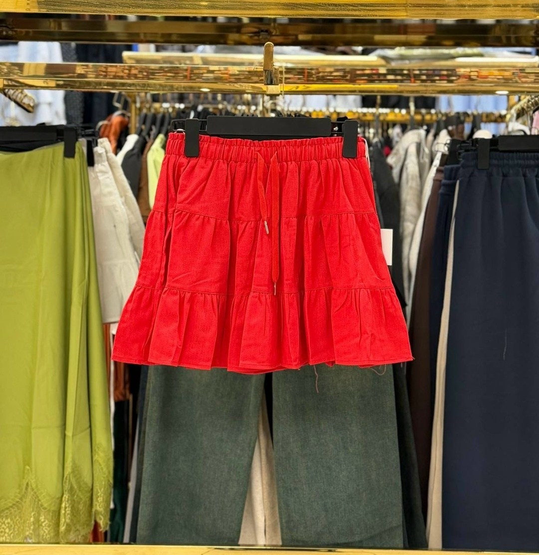 юбка с оборками,юбка,белая юбка,юбка в корейском стиле,женская юбка