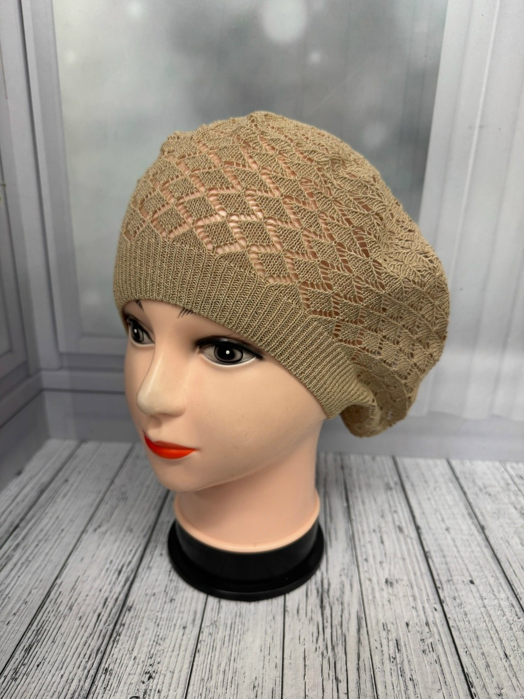 шапка для женщин,шапка платок,женская шапка,беретка,берет демисезонный