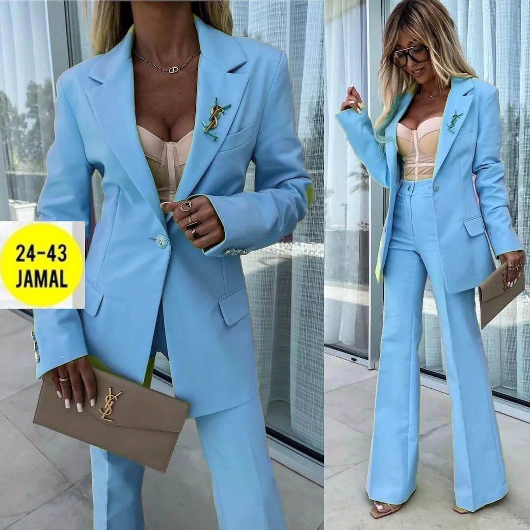 брючный костюм,брючный костюм лавандового цвета,лавандовый брючный костюм женский,женский брючный костюм,фиолетовый брючный костюм