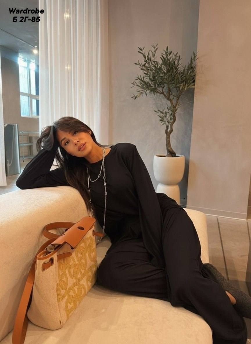 костюм женский с брюками палаццо,трикотажный костюм,костюм свободного кроя,женский костюм с брюками