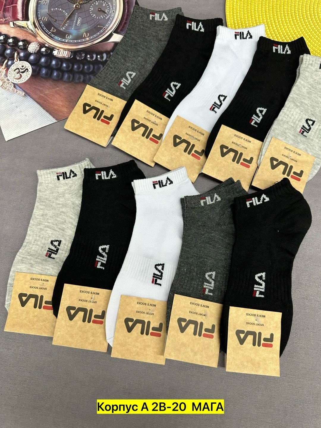 носки fila,носки мужские,носки fila мужские,носки fila короткие,комплект носки мужские