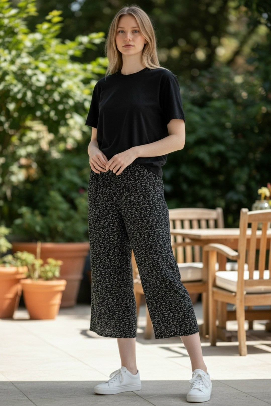 брюки кюлоты,кюлоты,кюлоты женские,брюки укороченные,блуза повседневная