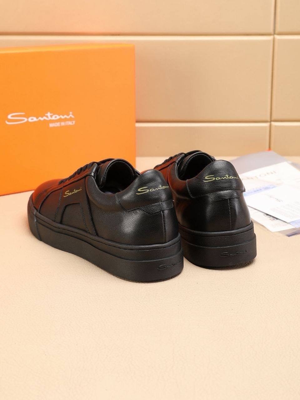 ,кроссовки santoni,santoni кожаные кеды,кеды кожаные,кеды мужские кожаные