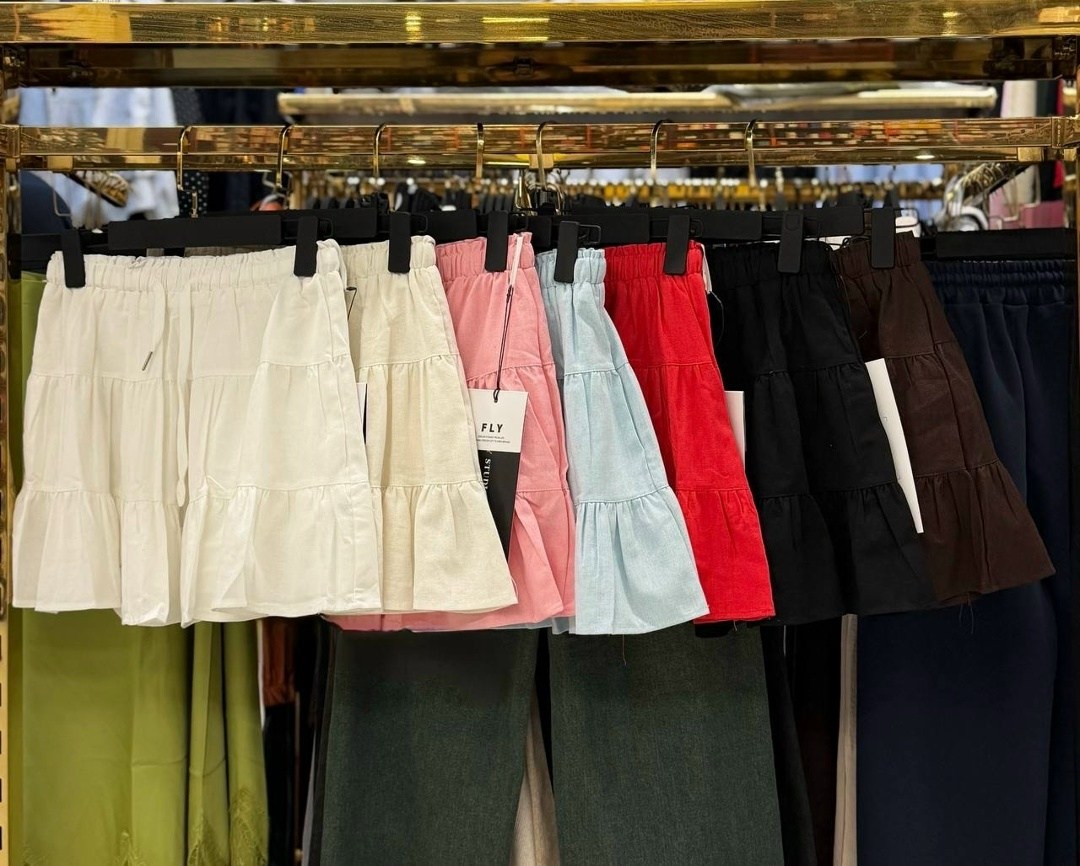 юбка с оборками,юбка,белая юбка,юбка в корейском стиле,женская юбка