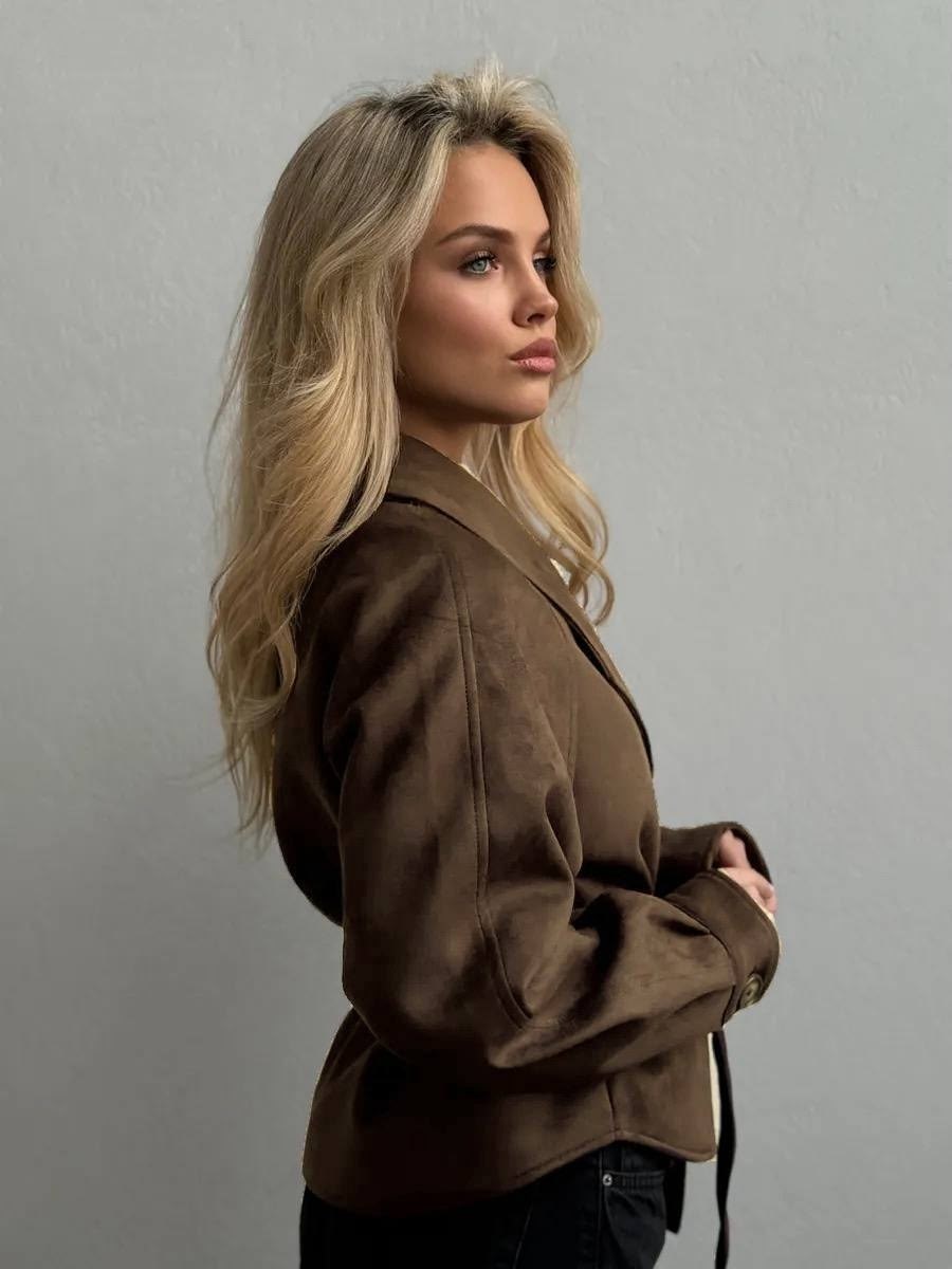 женская дубленка,короткая дубленка,пиджак оверсайз блейзер жакет be&ma collection 255535470,дубленка оверсайз,стильная дубленка