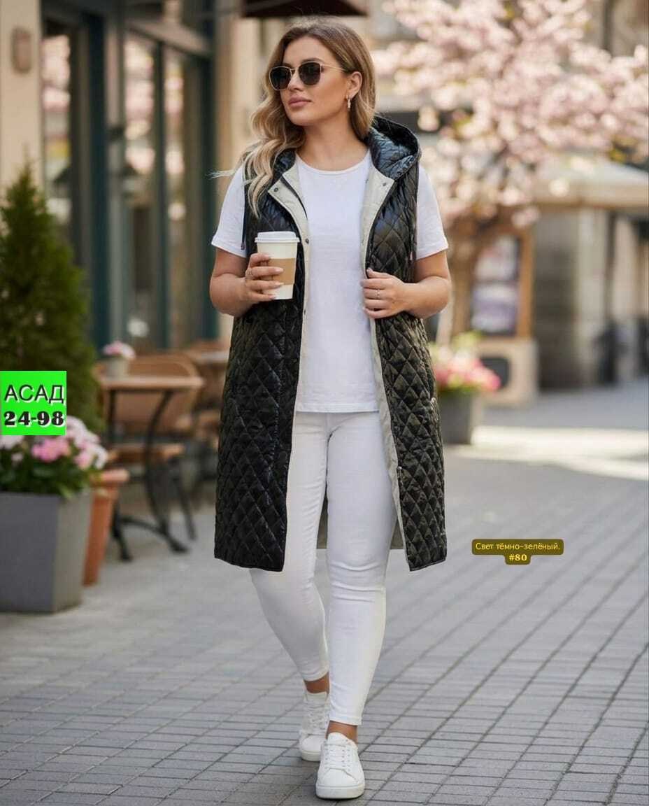 жилет удлиненный,жилет на синтепоне,стеганые жилеты женские длинные,жилетка удлиненная,жилет