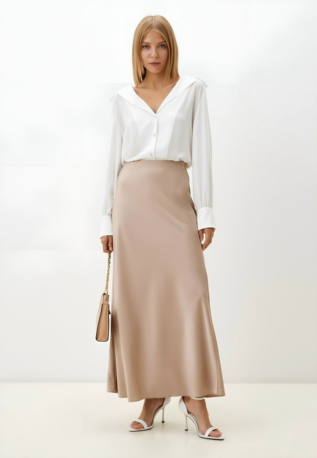 юбка атласная длинная черная макси в пол mariamore,атласная длинная юбка,атласная длинная юбка с завышенной талией для женщин,атласная юбка в пол,длинная атласная юбка houzhou