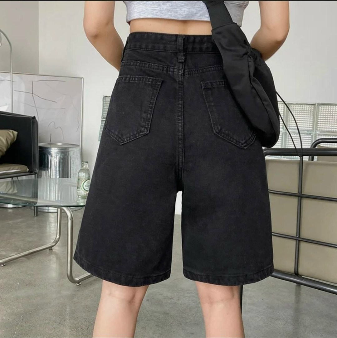 шорты повседневные,шорты широкие женские,свободные шорты,шорты с высокой талией,шорты бермуды женские