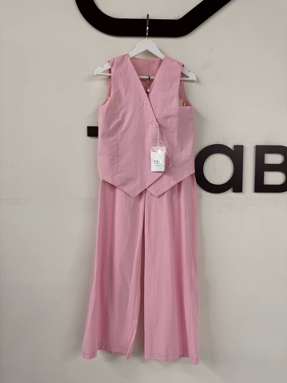 брючный костюм,женский брючный костюм,костюм льняной летний брючный с жилетом и брюками паллацо by fiola,брючный костюм с жилетом женский,костюм женский