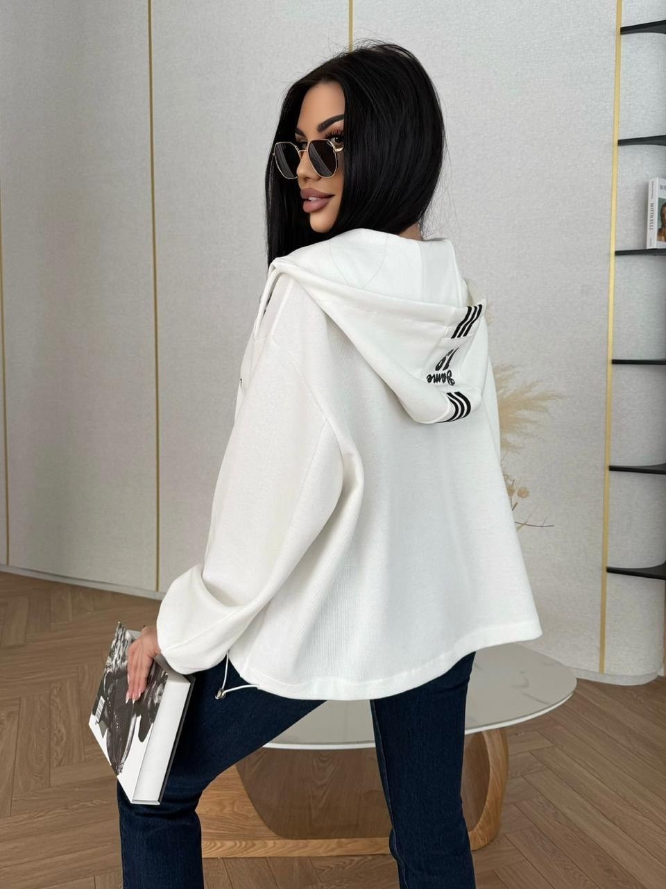 толстовка женская,женская кофта,кофта белая,кофта женская с капюшоном,толстовка