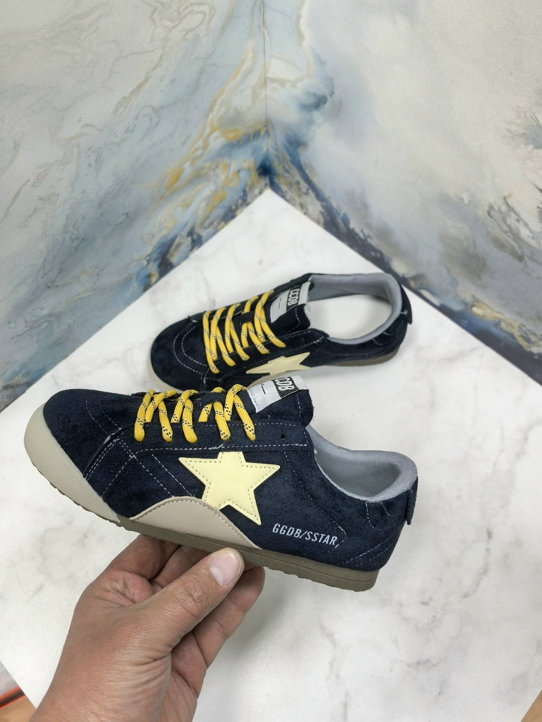 golden goose superstar кеды голубые,кроссовки golden goose,кроссовки golden goose superstar синий,,golden goose navy suede superstar sneakers