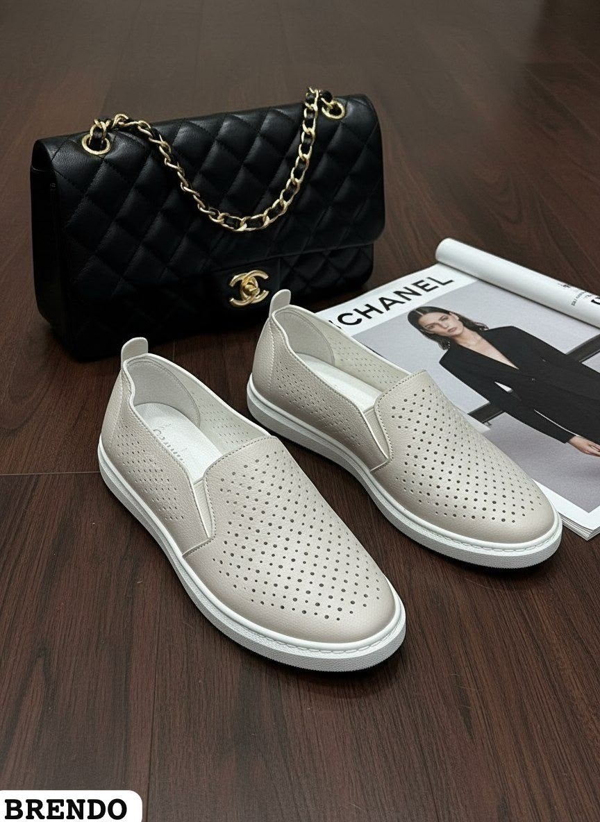 ,слипоны женские,женские слипоны летние,слипоны с перфорацией,слипоны летние