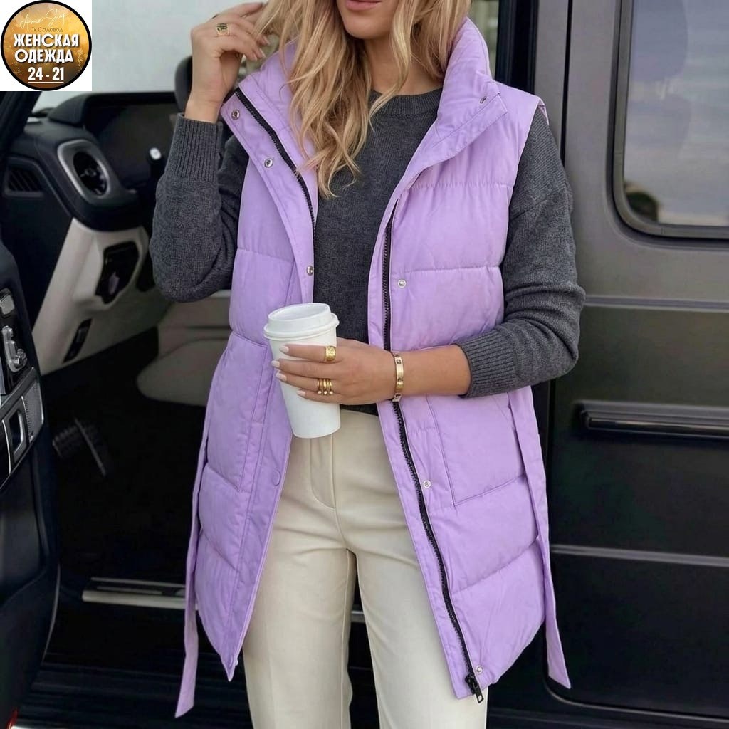 жилетка женская,женский жилет,жилет женский утепленный,жилет удлиненный,жилет теплый