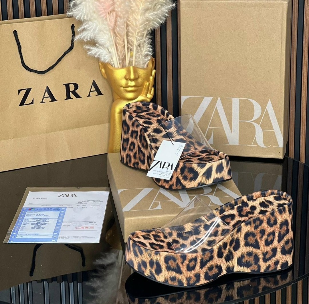 ,zara туфли леопард,леопардовые босоножки,леопардовые шлепки zara,женские босоножки