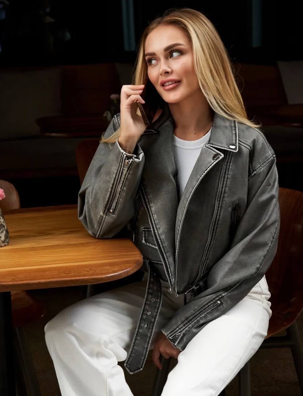 куртка косуха,женская кожаная куртка косуха оверсайз,женская косуха,кожаная куртка косуха,косуха