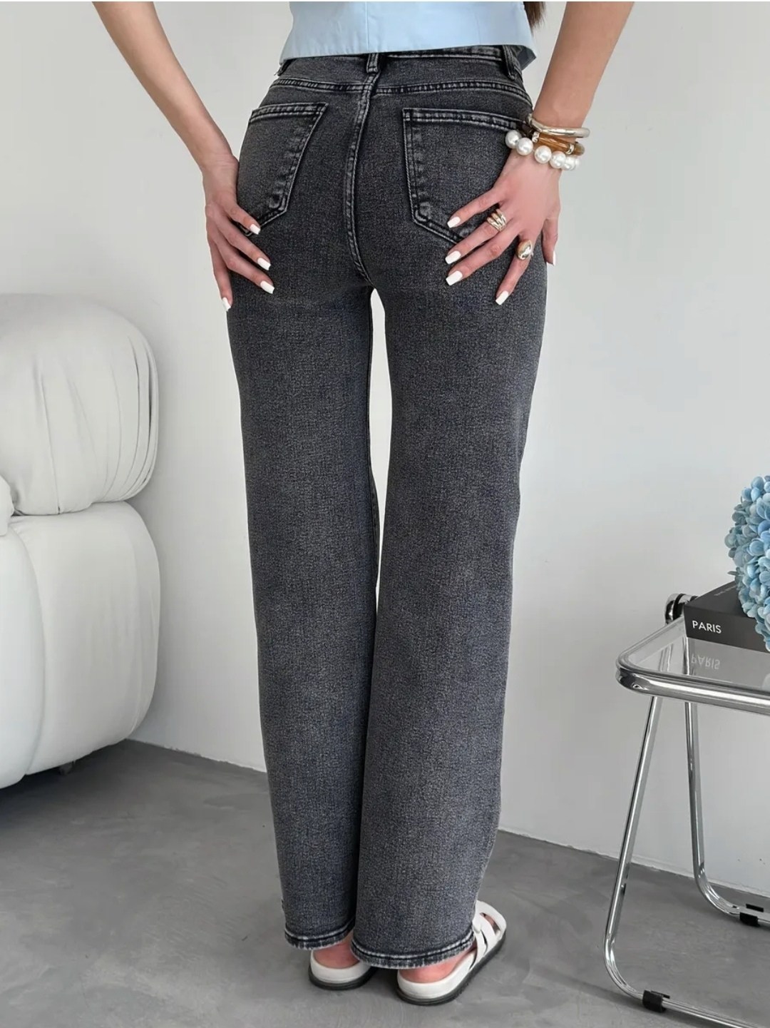 женские джинсы,джинсы женский серый графит широкие,широкие джинсы,джинсы,серые джинсы широкие