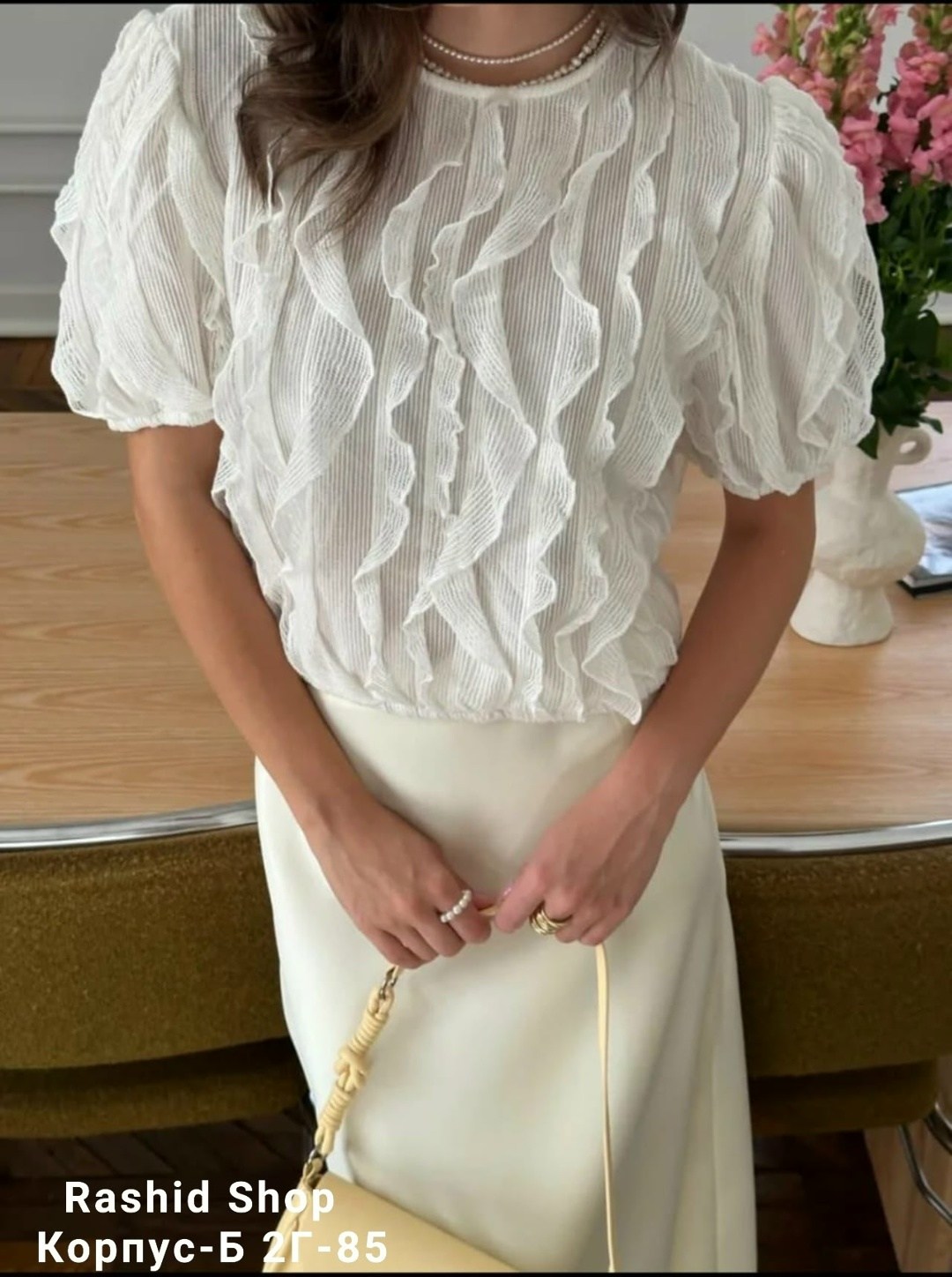 блузка стильная,шифоновые блузки,женская блуза,блузка с оборками,блуза