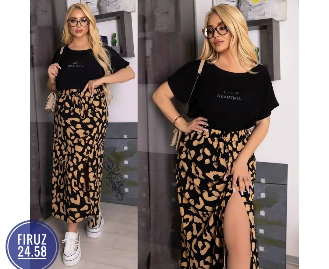 костюм женский двойка с юбкой,костюм с юбкой женский, больших размеров,костюм с юбкой,костюм юбка с футболкой