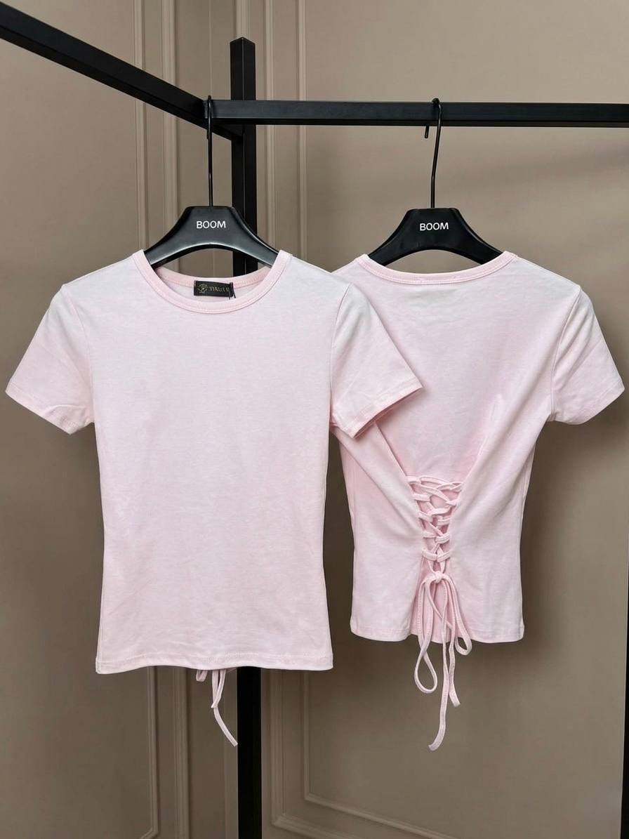 футболки женская,летние футболки,футболки модные,красные футболки,футболка с завязками