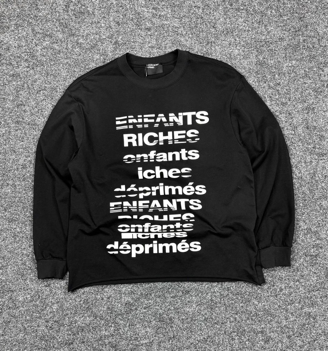 лонгслив,мужская кофта,лонгслив enfants riches teen just wanted love ls longsleeve черный,лонгслив enfants riches deprimes