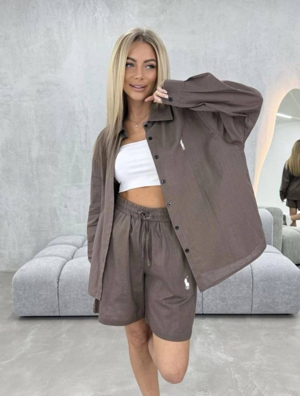 костюм с шортами,льняной костюм с шортами лимонного цвета,костюмы женские,льняной костюм с шортами,летний костюм с шортами