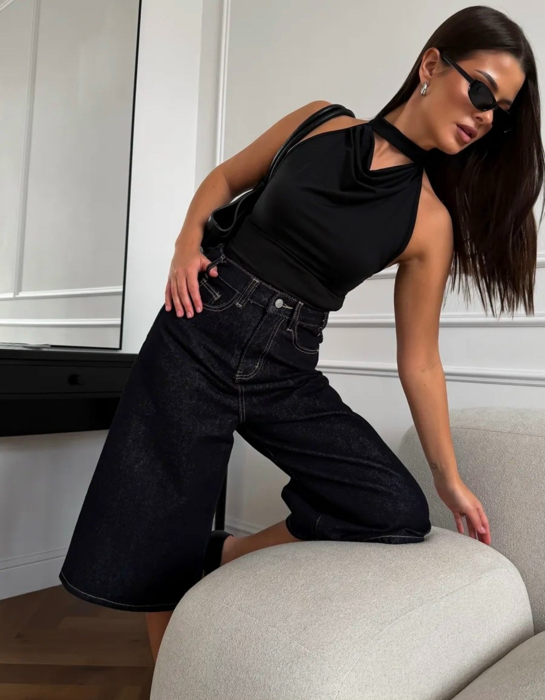 джинсовые брюки,шорты кюлоты,женские джинсы кюлоты,джинсы повседневные,джинсы кюлот