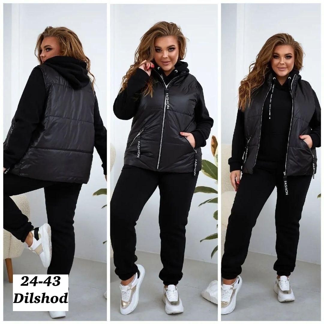 костюм женский тройка,женский теплый спортивный костюм с жилеткой,спортивный женский костюм тройка,теплый костюм тройка,костюм женский спортивный тройка с жилетом утепленный