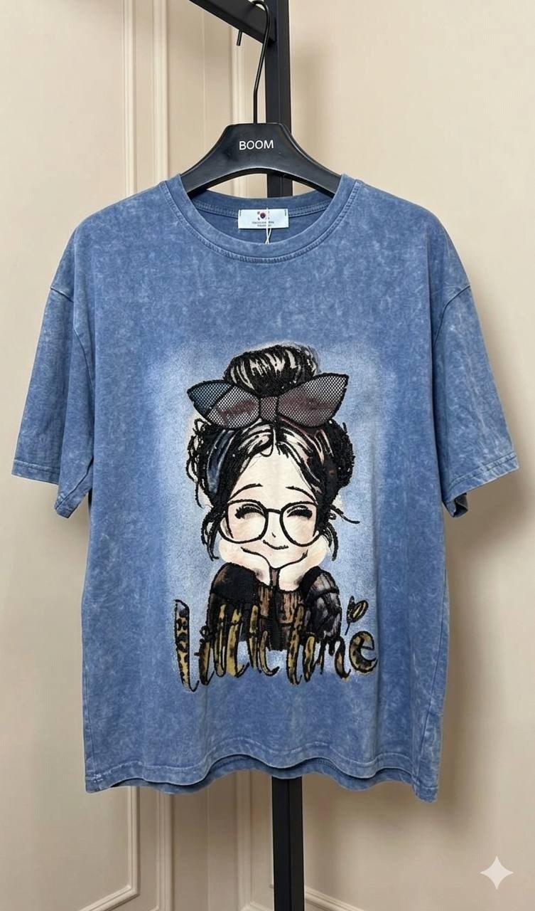 женская футболка оверсайз,футболка оверсайз,футболка оверсайз с принтом варенка,футболка оверсайз варенка винтажная dinata,футболка варенка оверсайз с принтом curtine