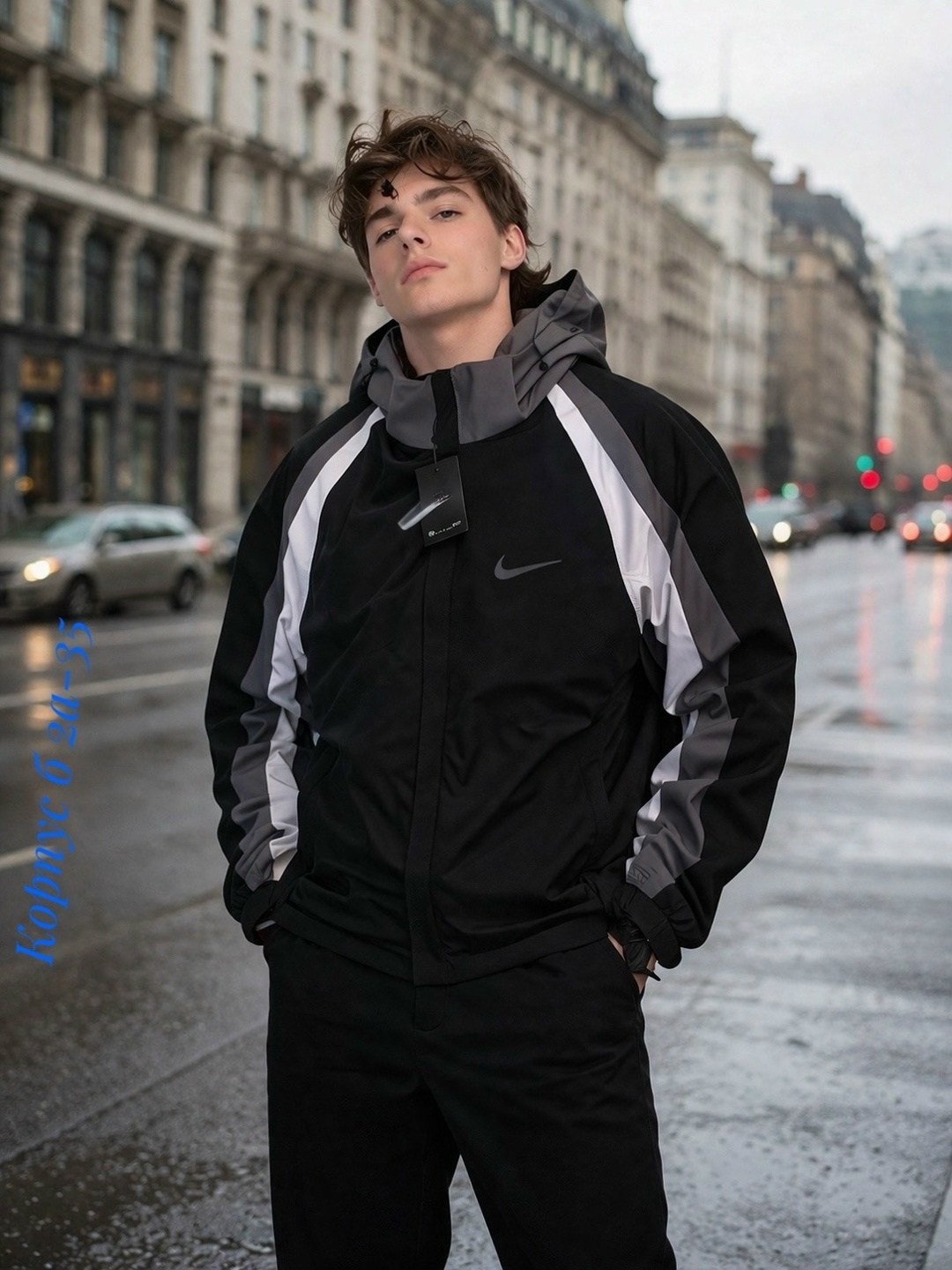 nike big swoosh windbreaker,nike sportswear swoosh,ветровка nike,куртка nike swoosh jacket,nike nsw swoosh jacket черная