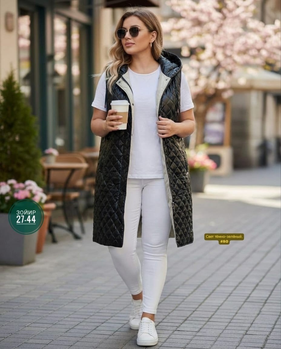 женская жилетка,стеганые жилеты женские длинные,жилет,жилет на синтепоне,жилет женский