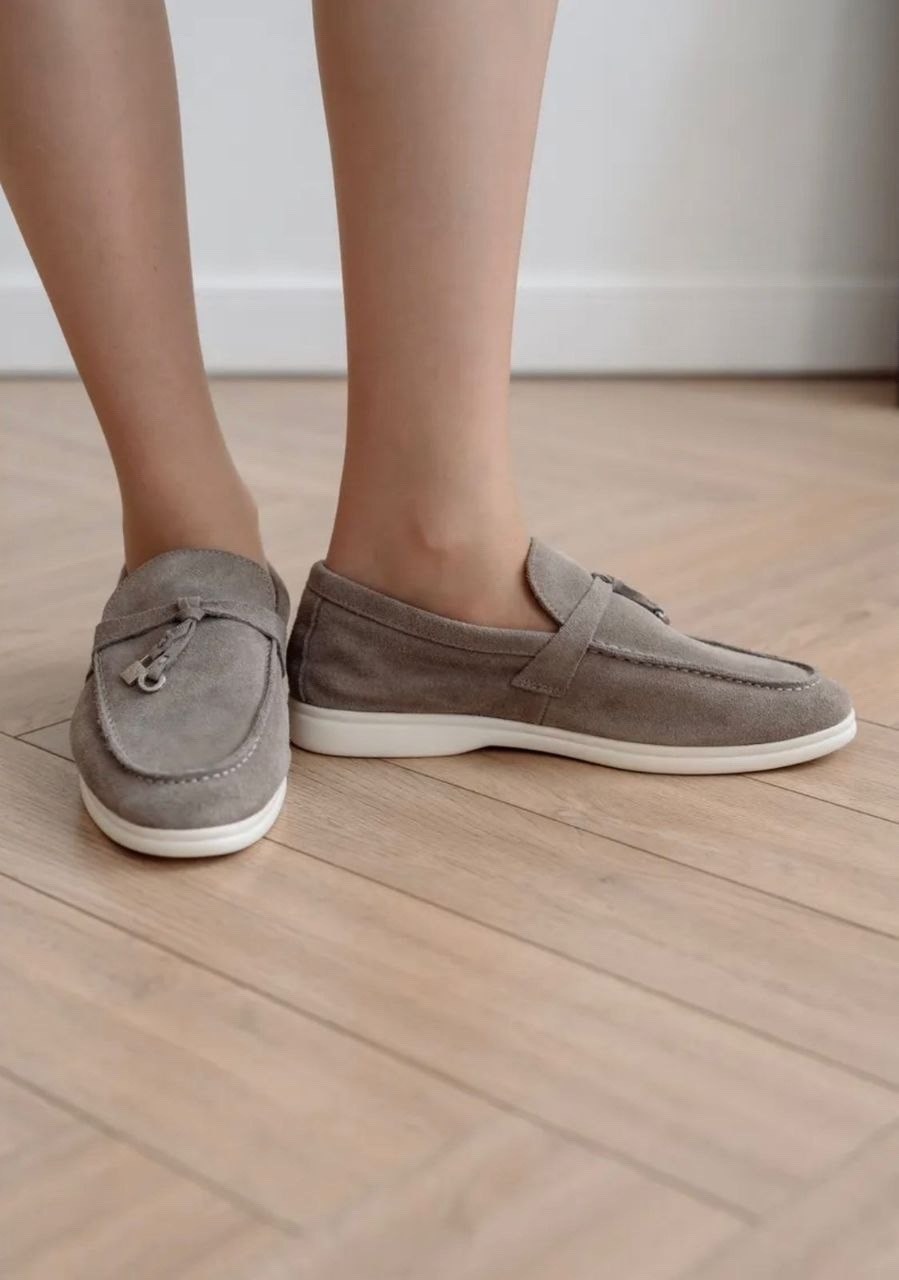 ,серые замшевые лоферы,мокасины женские замшевые,женские мокасины,лоферы женские замшевые