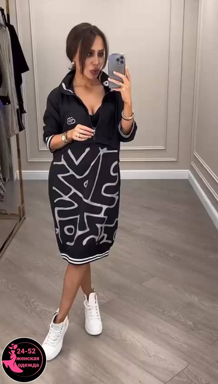 платье трикотажное,платье туника,стильное платье,платье спортшик,женская платья