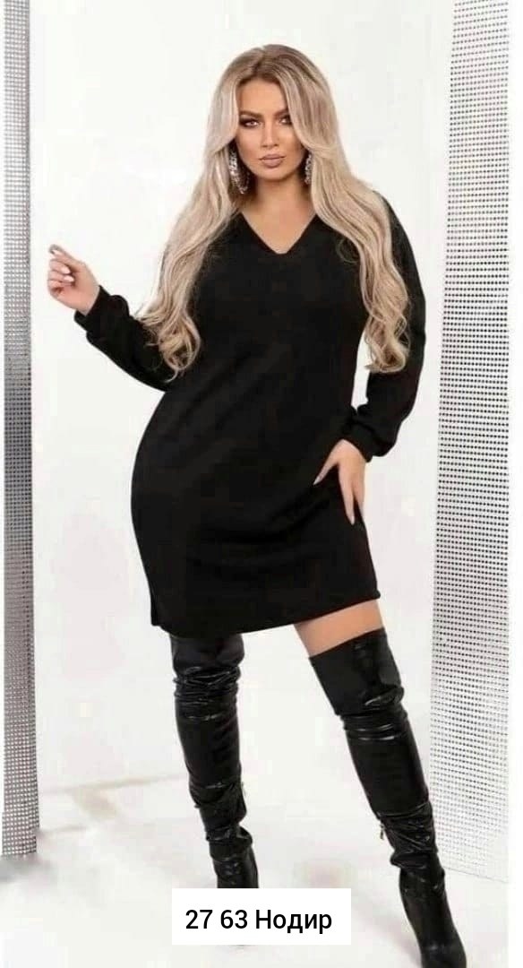 платья туники,платья 2026,женская туника,платье черное, платье