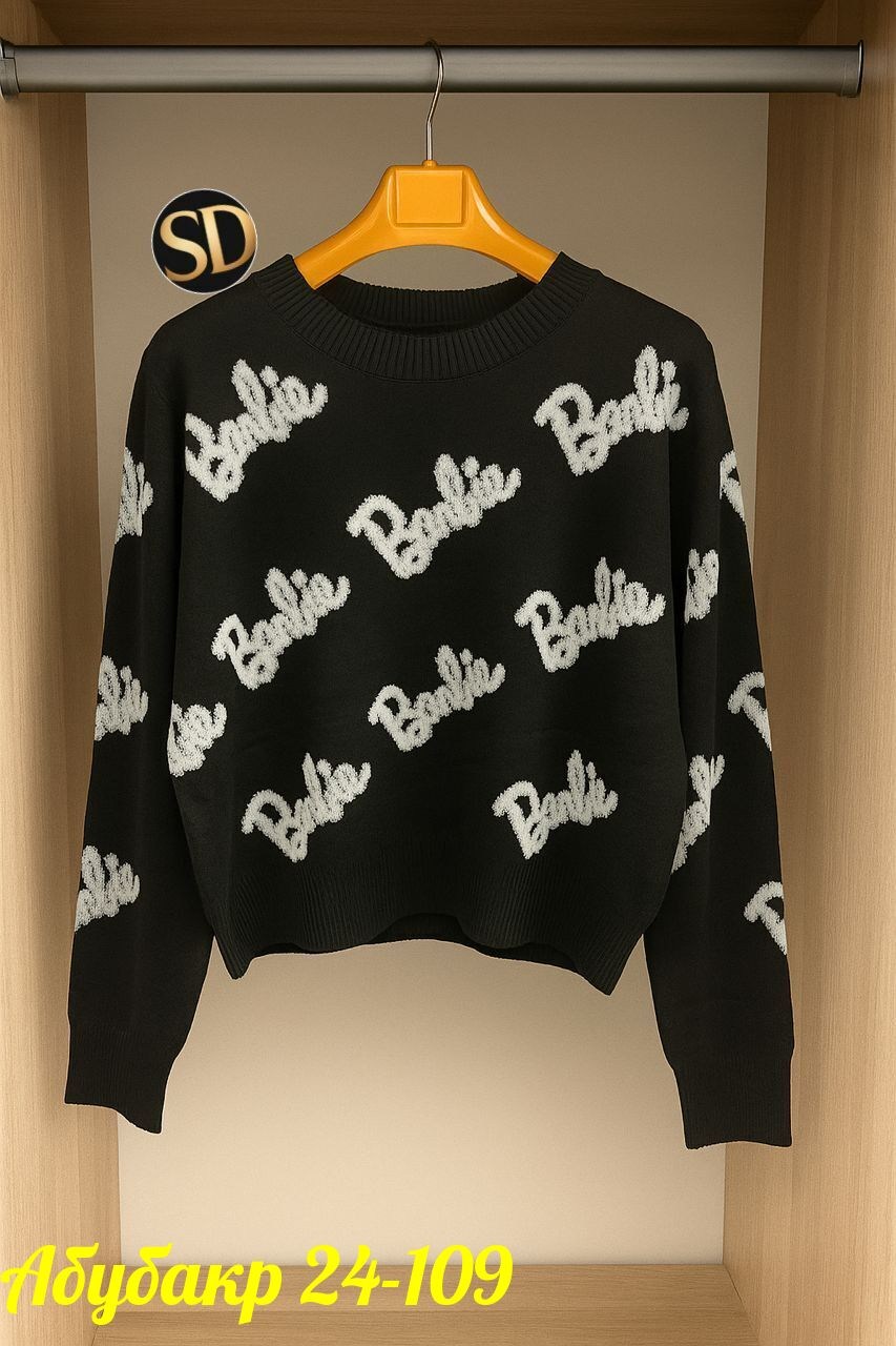 кофта женская,свитер оверсайз вязаный barbie lucky fashion,свитер женский,свитер кофта,свитер оверсайз вязаный barbie