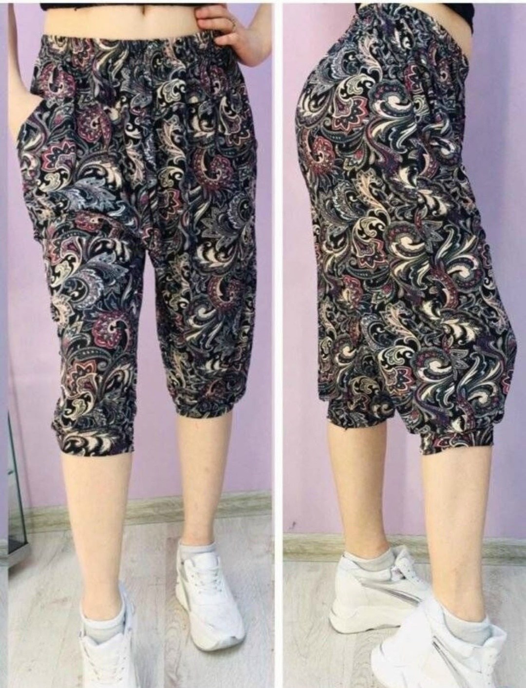 бриджи женские,бриджи женские большие размеры,бриджи в цветочек,бриджи капри,брюки бриджи