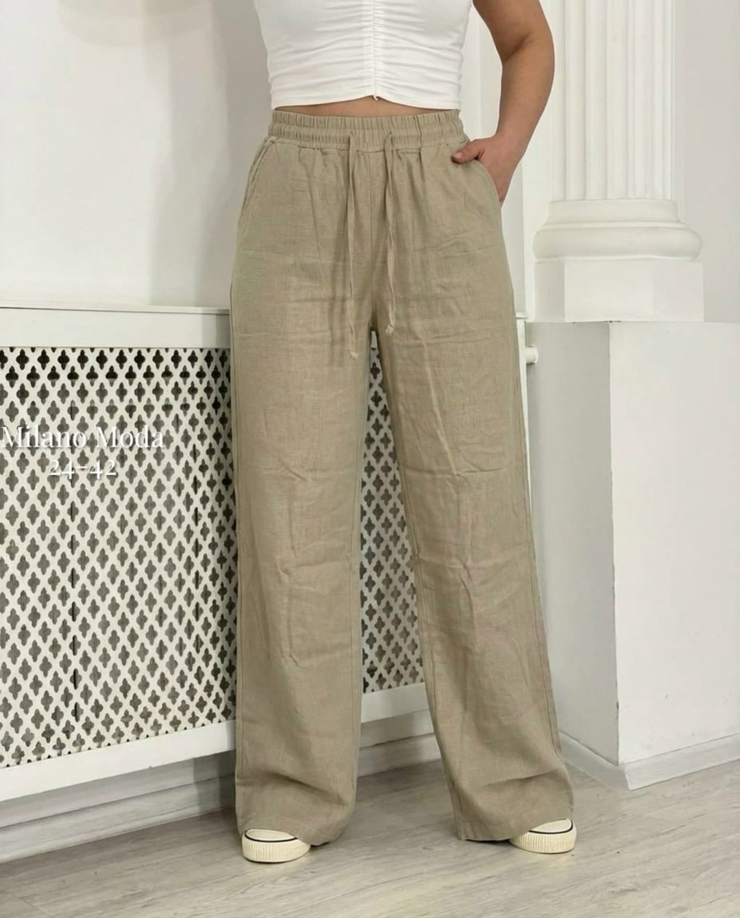 широкие брюки,повседневные брюки,летние брюки,брюки женские,брюки лен