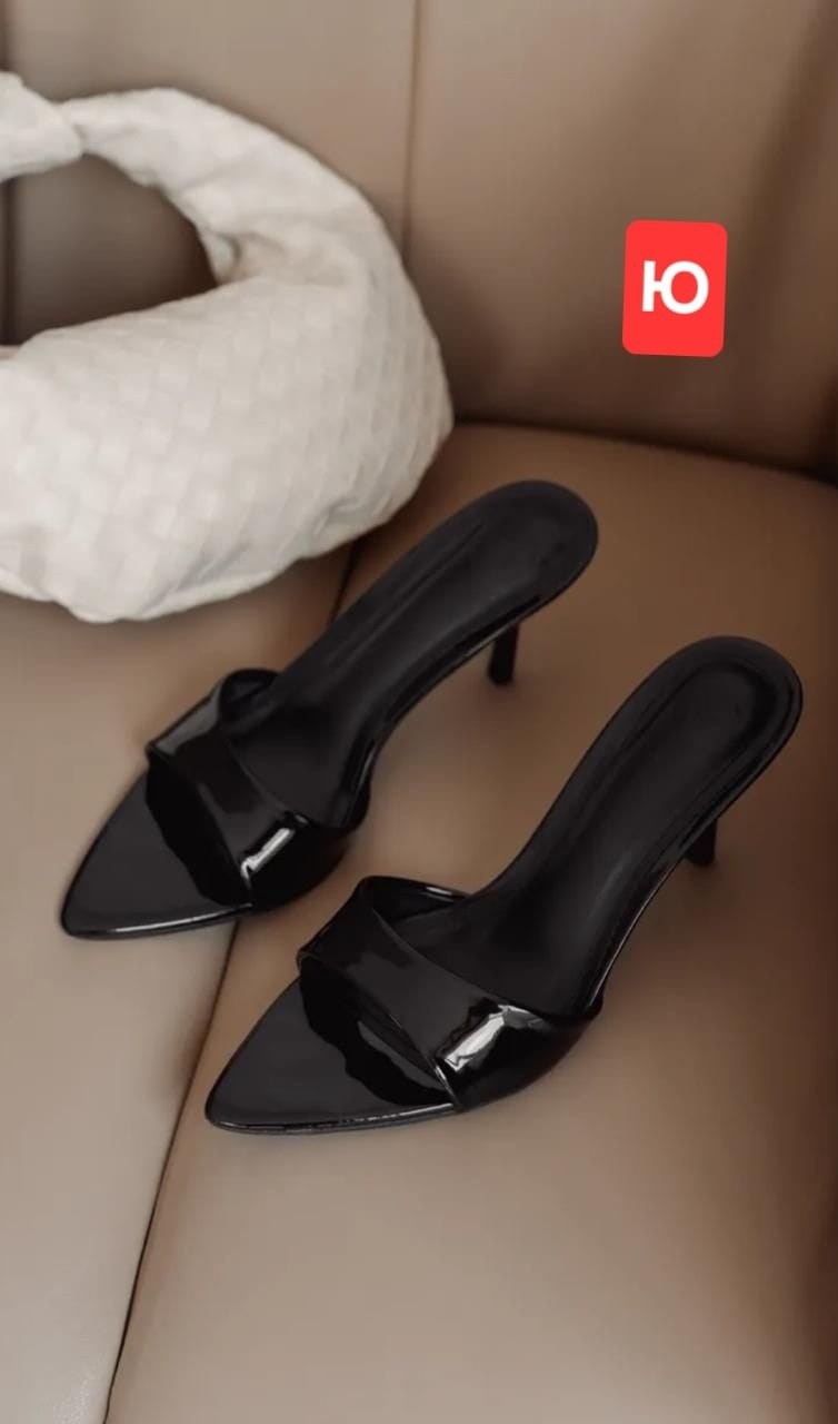 туфли лодочка,женская ,мюли на каблуке,женские шлепанцы, туфли