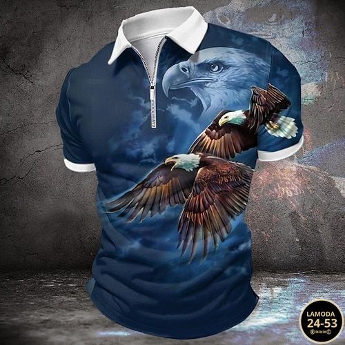 мужская рубашка поло,футболка-поло мужская с коротким рукавом с принтом льва,модные мужские поло с узором льва,футболки модные,men s polo shirt golf shirt animal lion graphic prints turndown