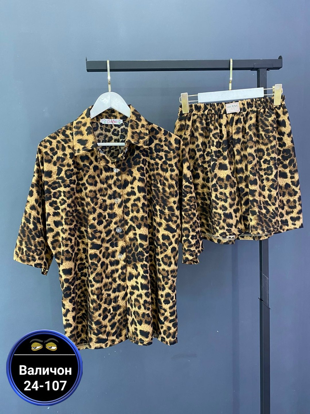 леопардовый костюм,женский костюм,леопардовый костюм с шортами,костюм летний леопардовый шорты и рубашка,женский костюм леопардовый