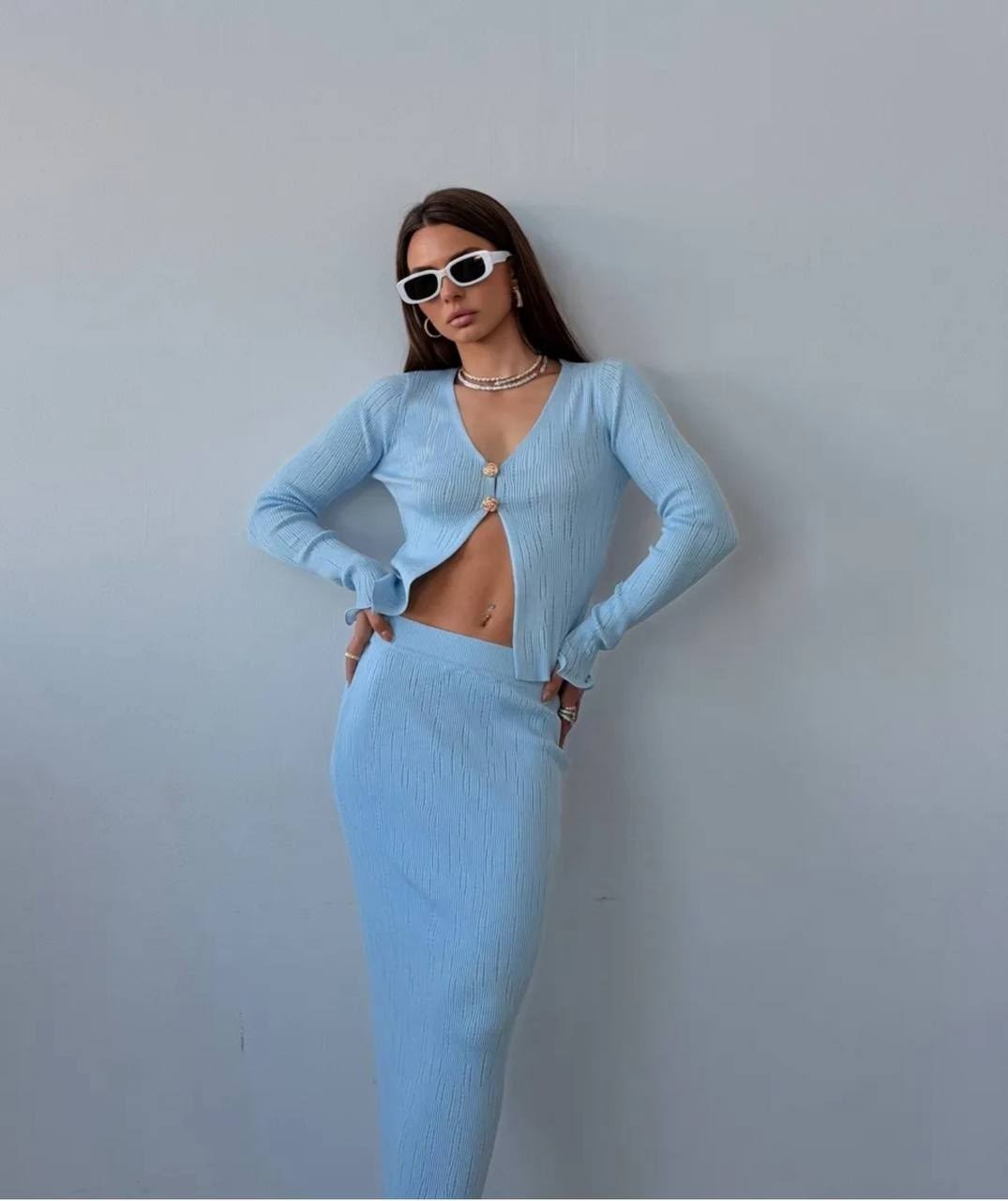 трикотажное платье,вязаный костюм с юбкой,вязаные костюмы,платье длинное вязаное,костюм с юбкой и топом