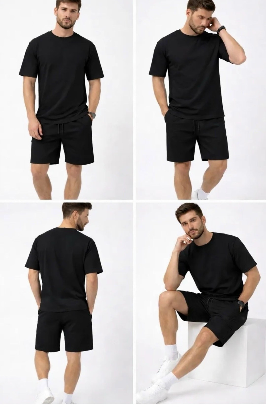 мужская мода,шорты повседневные,мужские комплекты,мужские шорты,мужские спортивные костюмы